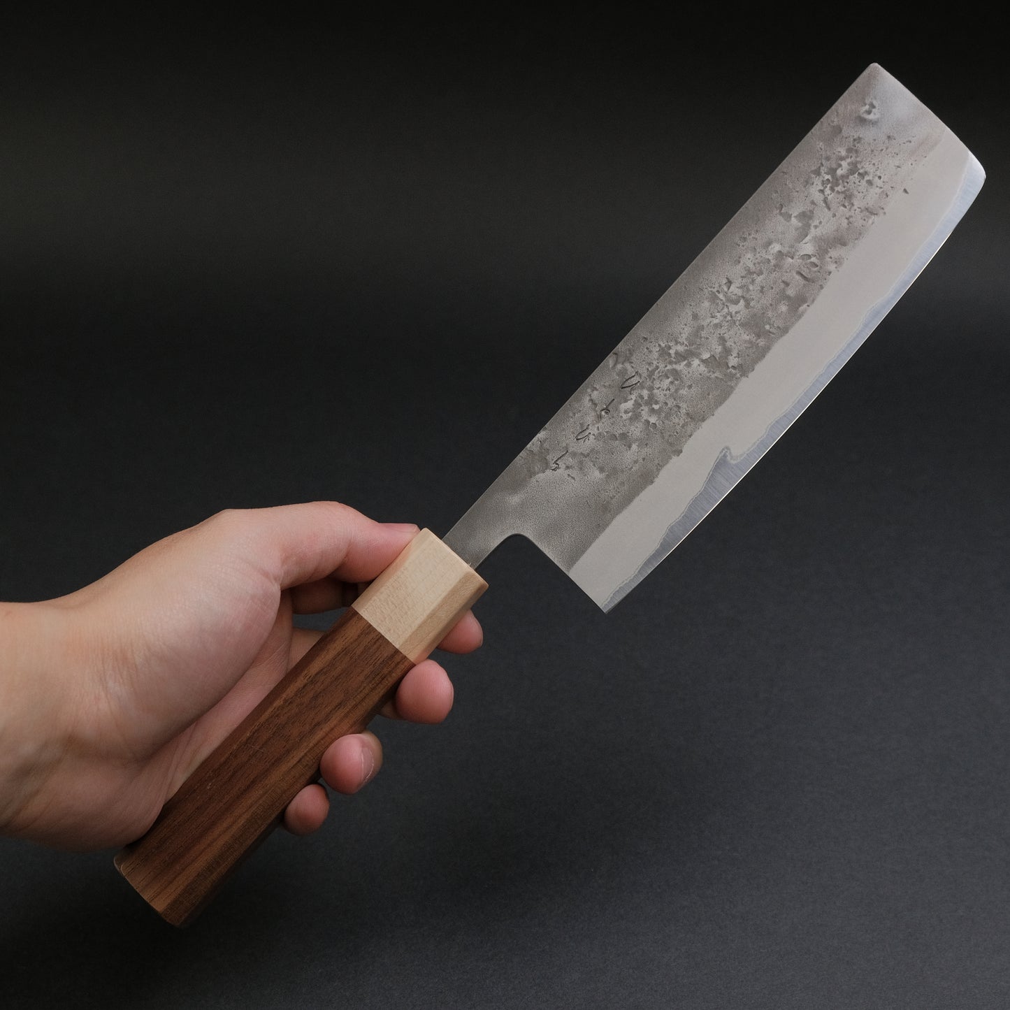 Hitohira TD SLD Nashiji Nakiri 165mm Walnut Handle