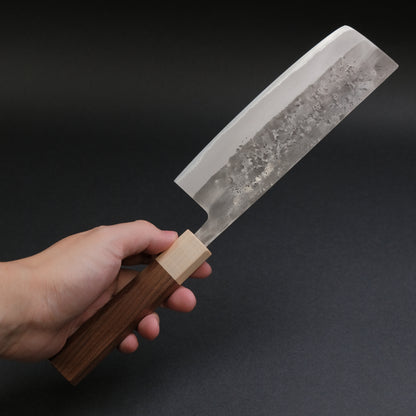 Hitohira TD SLD Nashiji Nakiri 165mm Walnut Handle