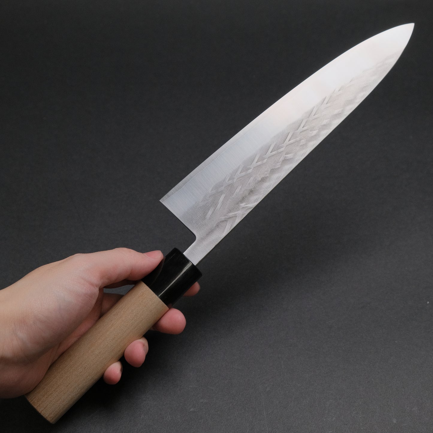 Hitohira TD SLD Tsuchime Gyuto 210mm Ho Wood Handle