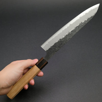 Hitohira Futana SB Kuro Nashiji Gyuto 210mm Cherry Wood Handle