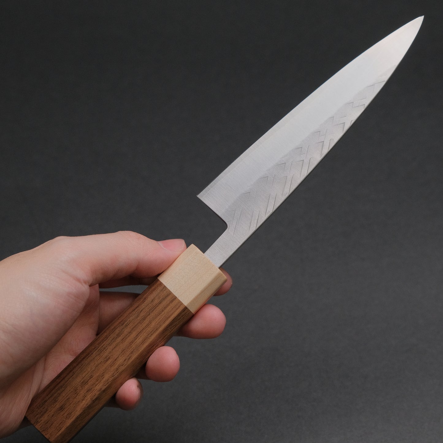 Hitohira TD SLD Tsuchime Petty 135mm Walnut Handle