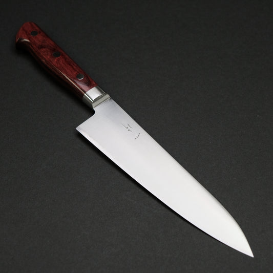 Hitohira TP Gyuto 180mm Wine Pakka Handle