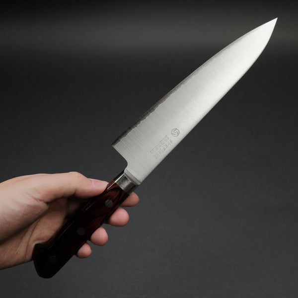 Hitohira TP Gyuto 180mm Wine Pakka Handle