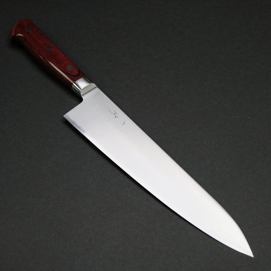 Hitohira TP Gyuto 210mm Wine Pakka Handle