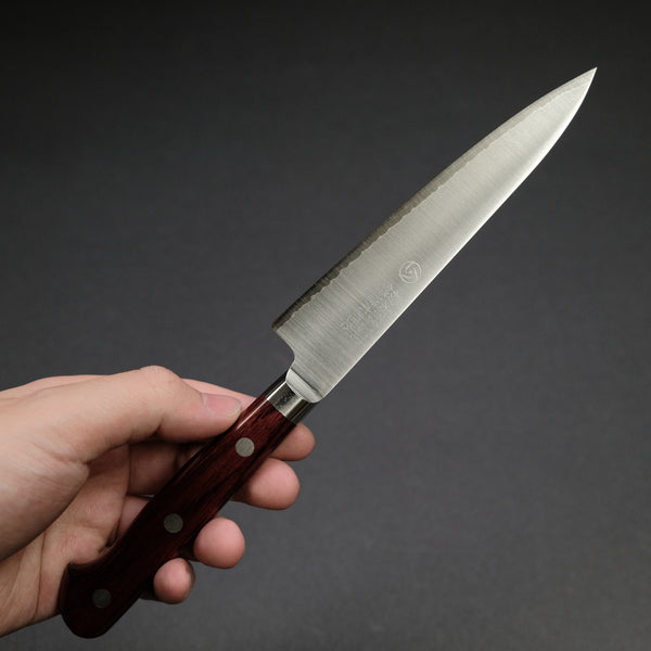 Hitohira TP Petty 130mm Wine Pakka Handle