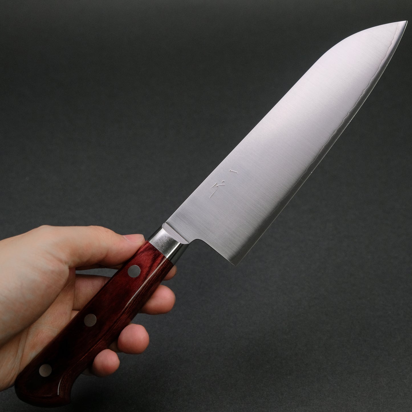 Hitohira TP Santoku 170mm Wine Pakka Handle