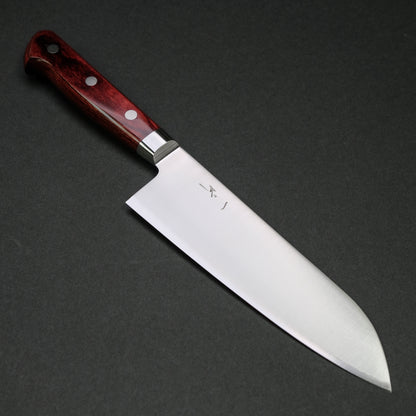 Hitohira TP Santoku 170mm Wine Pakka Handle