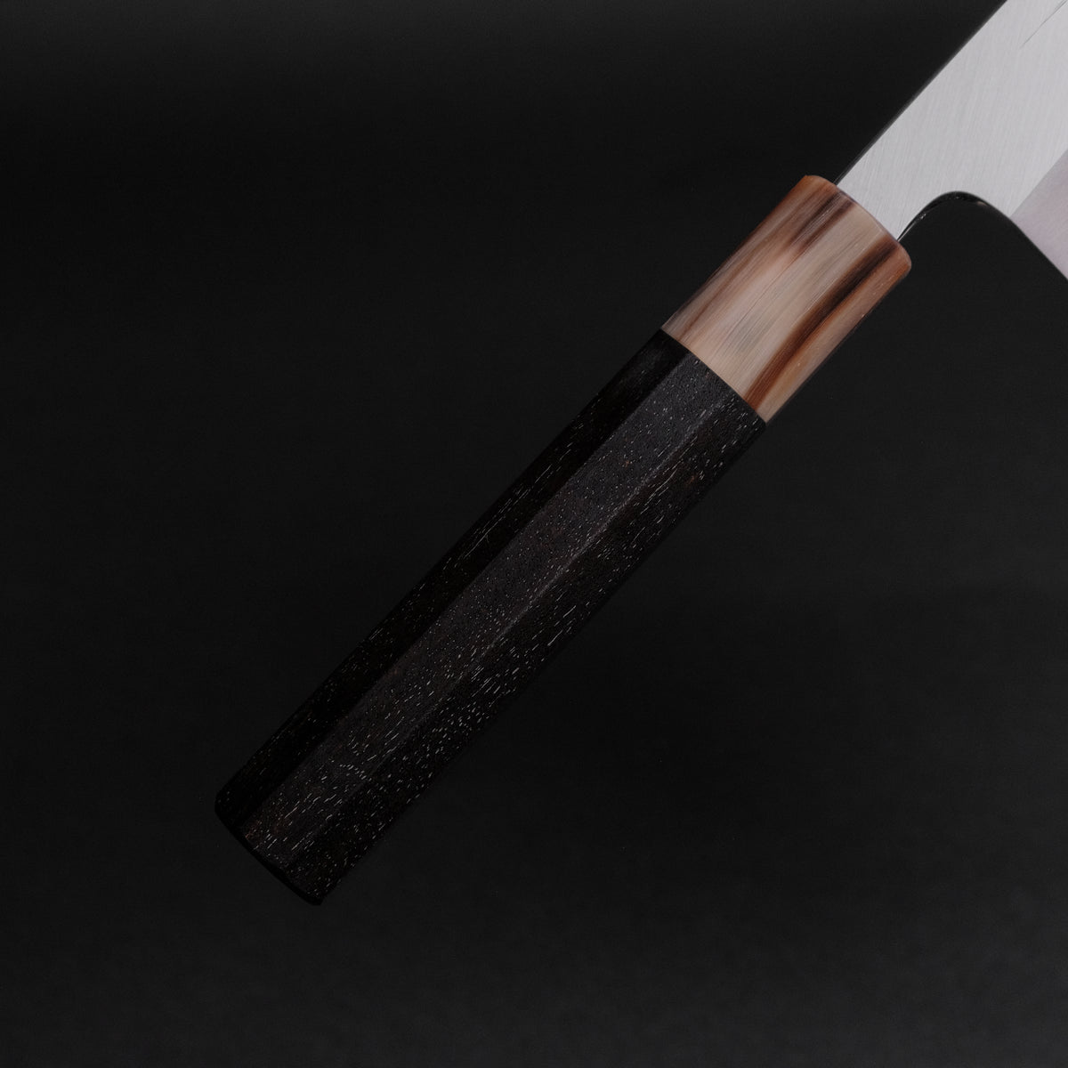 Hitohira Tanaka Kyuzo Blue Super Migaki Gyuto 240mm Ebony Handle