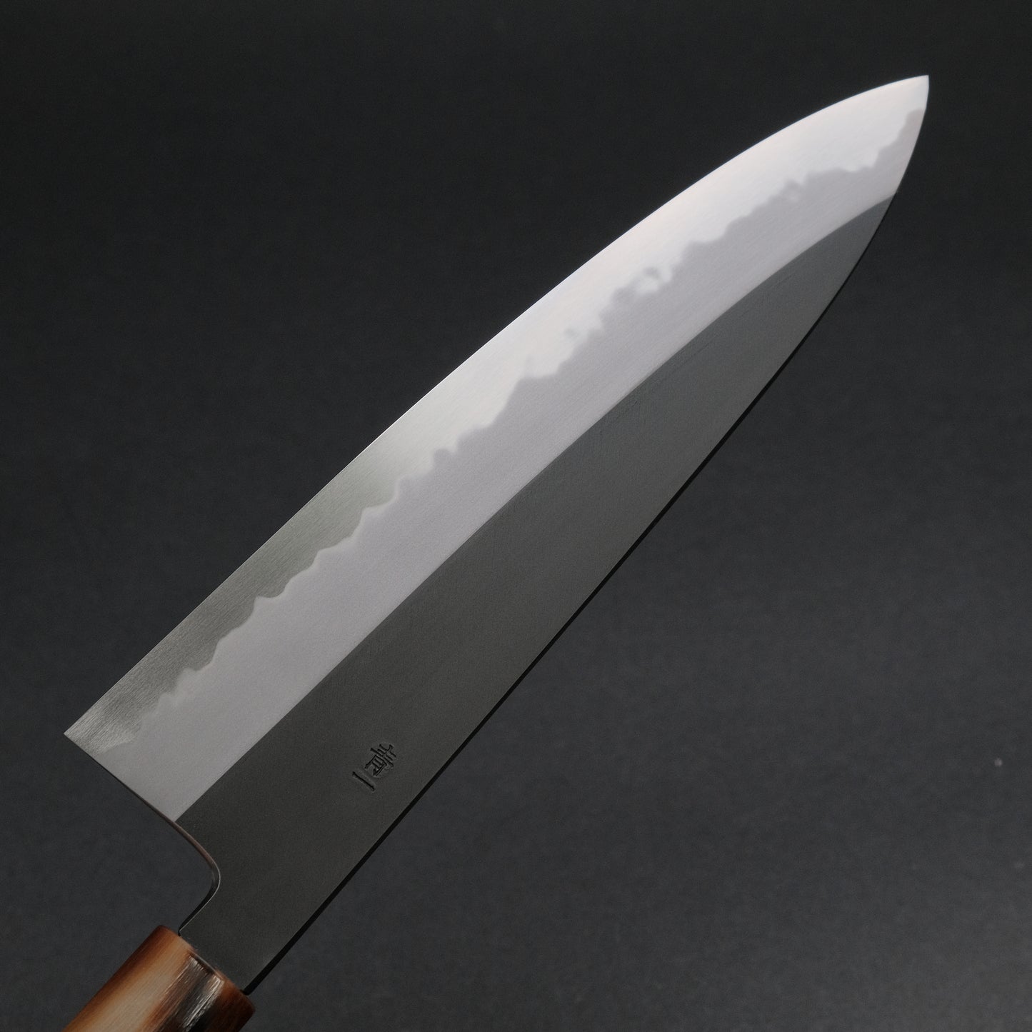 Hitohira Tanaka Kyuzo Blue #1 Kurouchi Gyuto 240mm Yakusugi Cedar Handle (Extra Height)