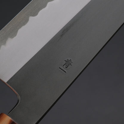 Hitohira Tanaka Kyuzo Blue #1 Kurouchi Gyuto 240mm Yakusugi Cedar Handle (Extra Height)