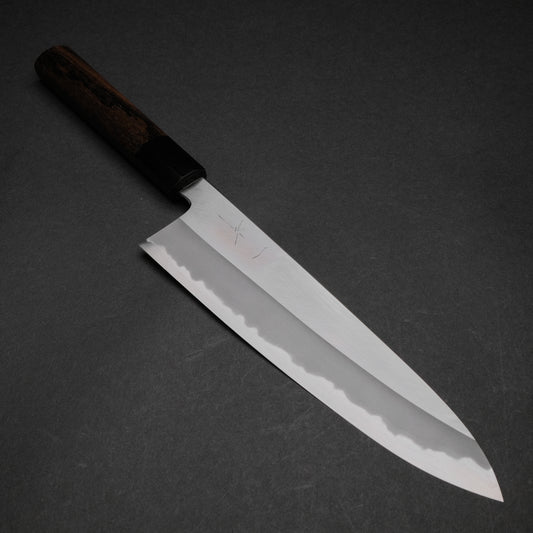 Hitohira Tanaka Kyuzo Blue #1 Migaki Gyuto 240mm Ziricote Handle (Extra Height)