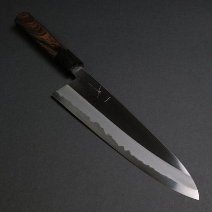 Hitohira Tanaka Kyuzo Blue #1 Migaki Gyuto 240mm Ziricote Handle (Extra Height)