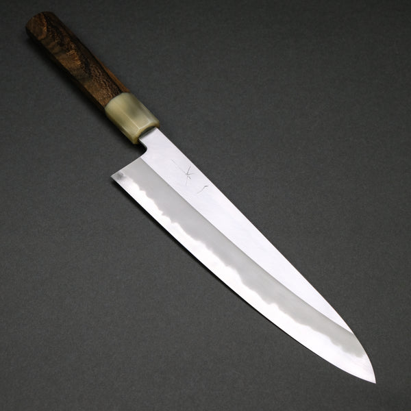 Hitohira Tanaka Kyuzo Blue #1 Migaki Gyuto 240mm Ziricote Handle