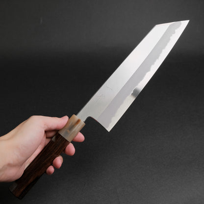 Hitohira Tanaka Kyuzo Blue #1 Migaki Kiritsuke Gyuto 240mm Ziricote Handle (Extra Height)