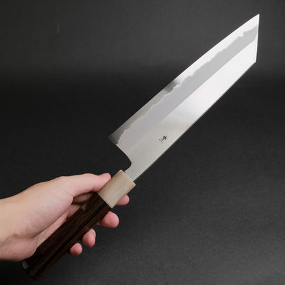 Hitohira Tanaka Kyuzo Blue #1 Migaki Kiritsuke Gyuto 240mm Ziricote Handle (Extra Height)