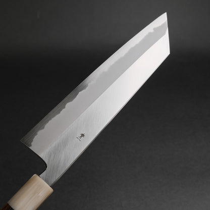 Hitohira Tanaka Kyuzo Blue #1 Migaki Kiritsuke Gyuto 240mm Ziricote Handle (Extra Height)