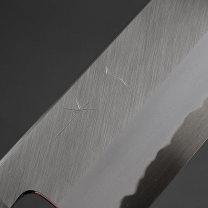 Hitohira Tanaka Kyuzo Blue #1 Migaki Kiritsuke Gyuto 240mm Ziricote Handle (Extra Height)