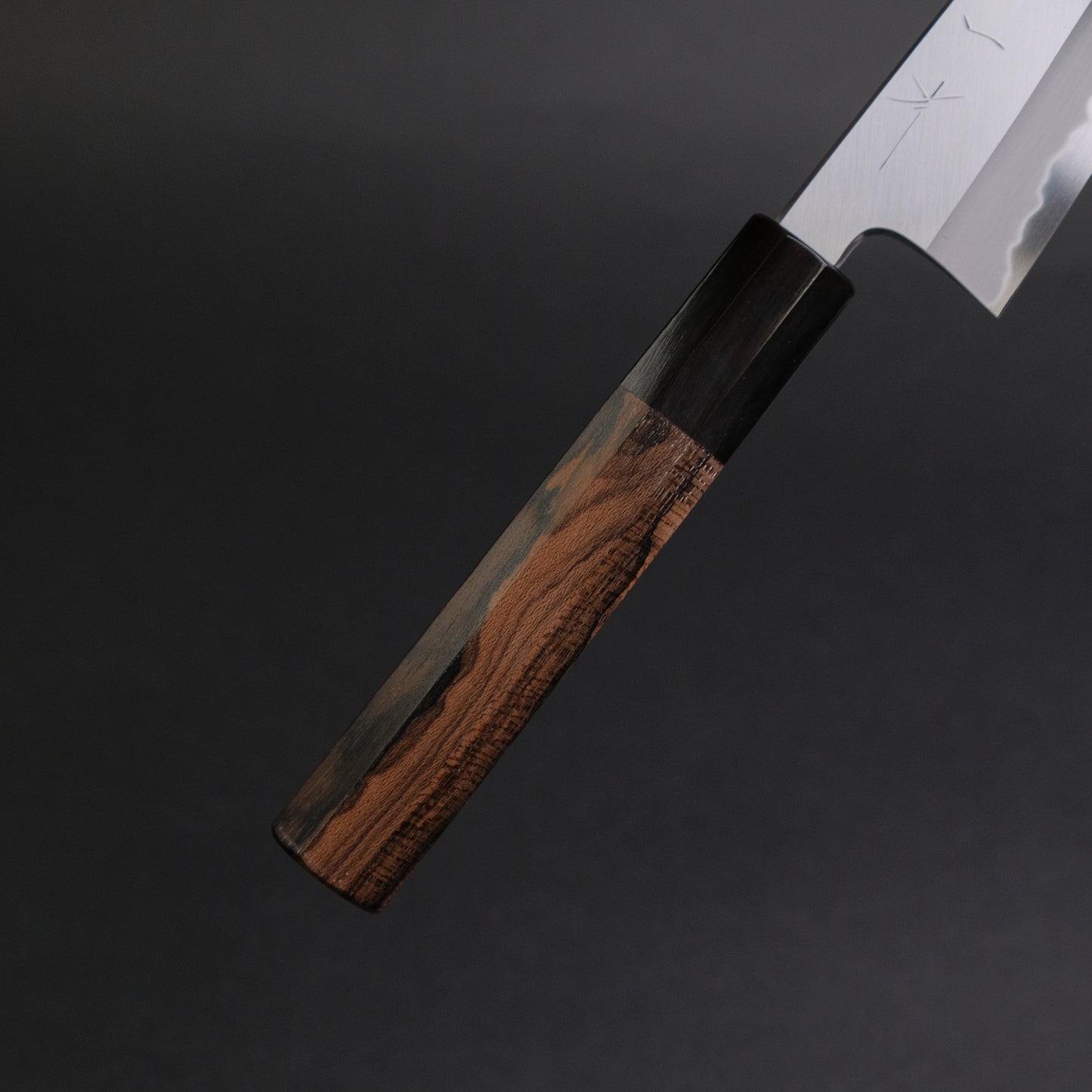 Hitohira Tanaka Kyuzo Blue #1 Migaki Petty 165mm Ziricote Handle