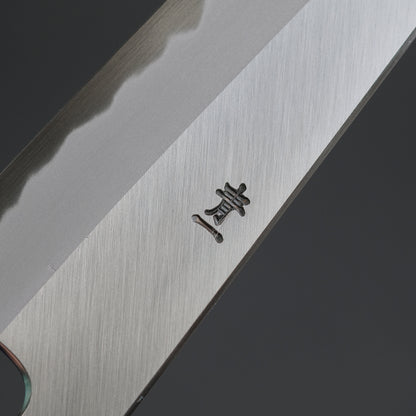 Hitohira Tanaka Kyuzo Blue #1 Migaki Petty 165mm Ziricote Handle