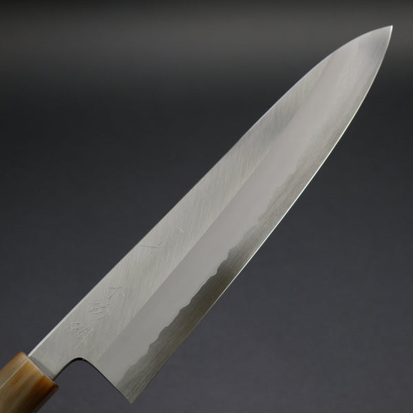 Hitohira Tanaka Kyuzo Blue #1 Stainless Clad Gyuto 240mm Taihei Ebony Handle