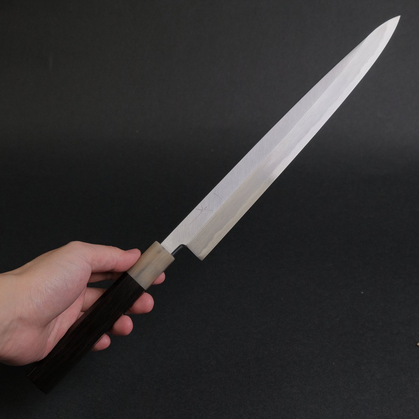 Hitohira Tanaka Manzo White #2 Yanagiba 270mm Ebony Handle (Saya)