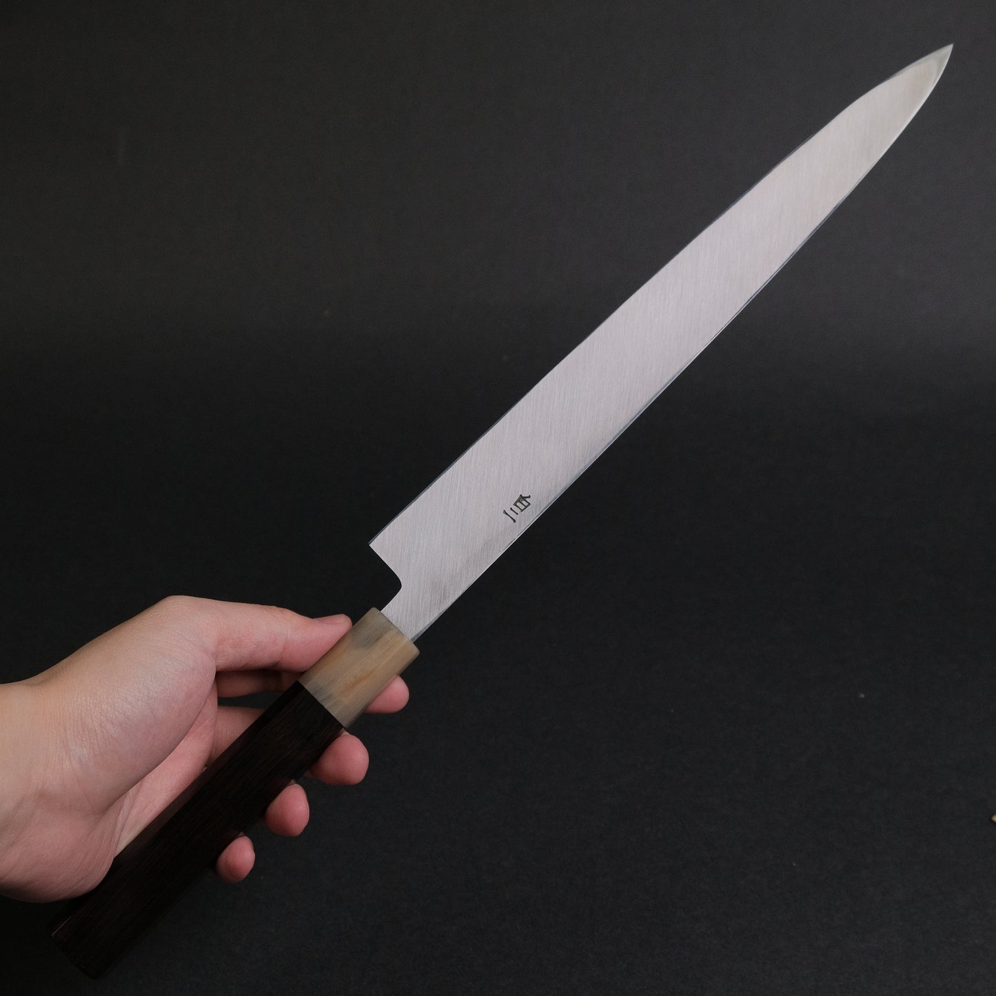 Hitohira Tanaka Manzo White #2 Yanagiba 270mm Ebony Handle (Saya)