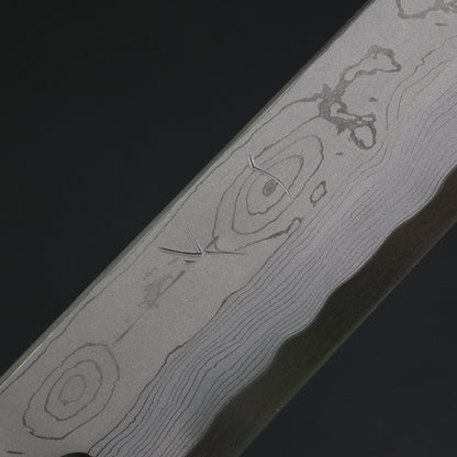 Hitohira Tanaka Mosuke Blue #1 Damascus Yanagiba 300mm Ebony Handle (Saya)