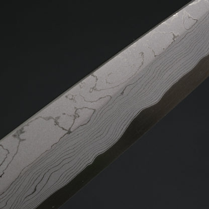 Hitohira Tanaka Mosuke Blue #1 Damascus Yanagiba 300mm Ebony Handle (Saya)