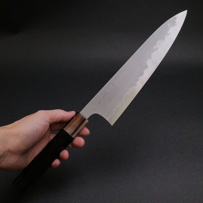 Hitohira Tanaka Yohei Blue #1 Kasumi Gyuto 240mm Ebony Handle