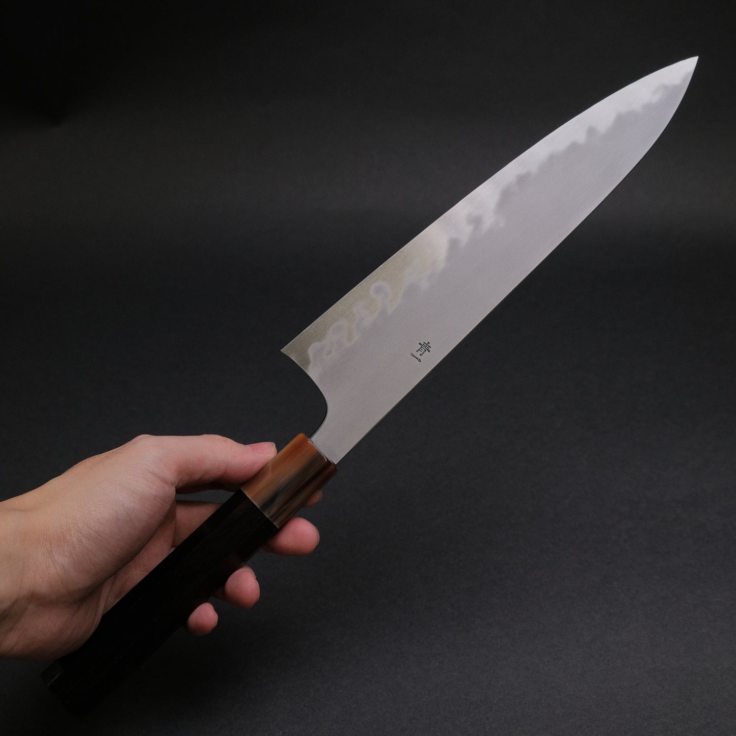 Hitohira Tanaka Yohei Blue #1 Kasumi Gyuto 240mm Ebony Handle