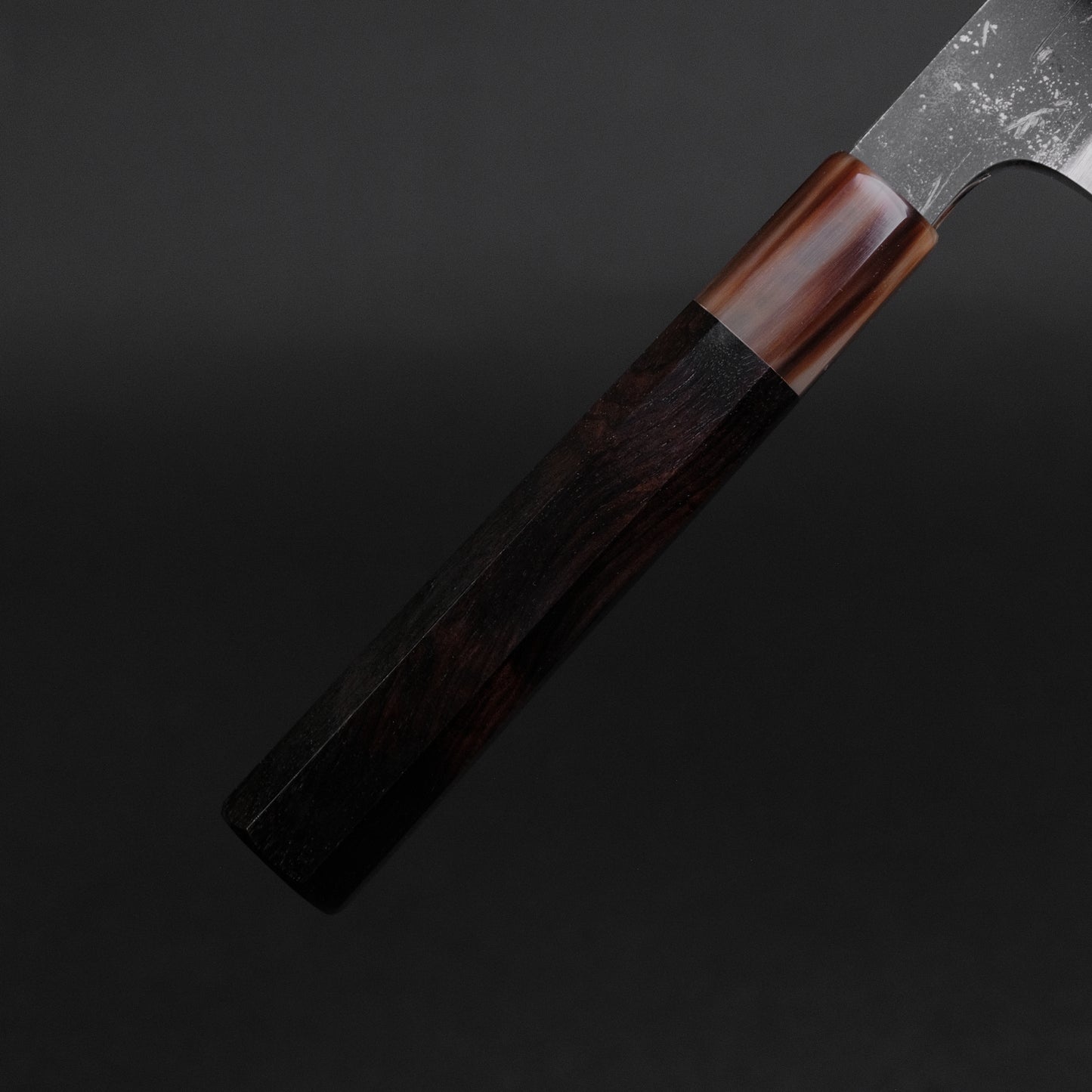 Hitohira Togashi Blue #2 Kurouchi Gyuto 210mm Ebony Handle