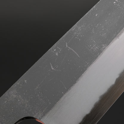 Hitohira Togashi Blue #2 Kurouchi Gyuto 210mm Ebony Handle