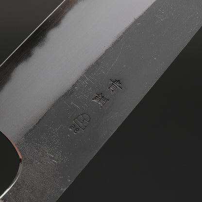 Hitohira Togashi Blue #2 Kurouchi Gyuto 210mm Ebony Handle
