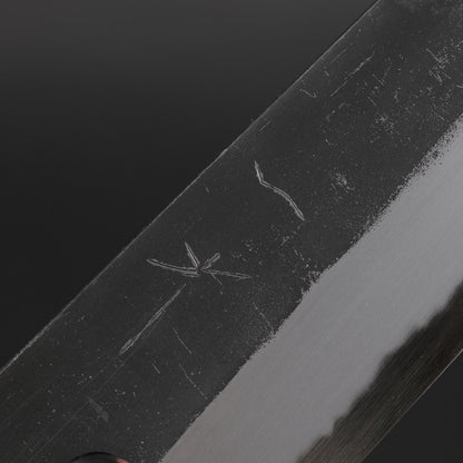 Hitohira Togashi Blue #2 Kurouchi Gyuto 240mm Ebony Handle