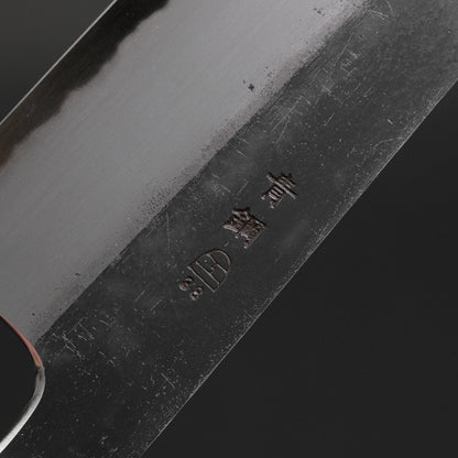 Hitohira Togashi Blue #2 Kurouchi Gyuto 240mm Ebony Handle