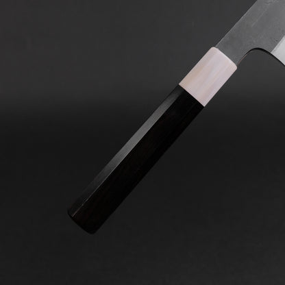 Hitohira Togashi Blue #2 Kurouchi Kiritsuke Gyuto 240mm Ebony Handle