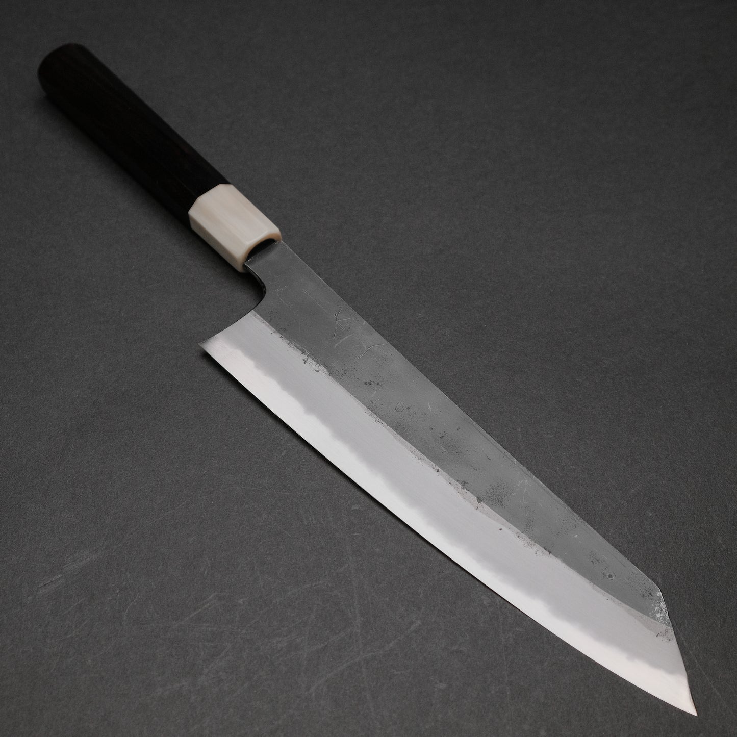 Hitohira Togashi Blue #2 Kurouchi Kiritsuke Gyuto 240mm Ebony Handle