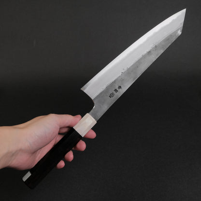 Hitohira Togashi Blue #2 Kurouchi Kiritsuke Gyuto 240mm Ebony Handle