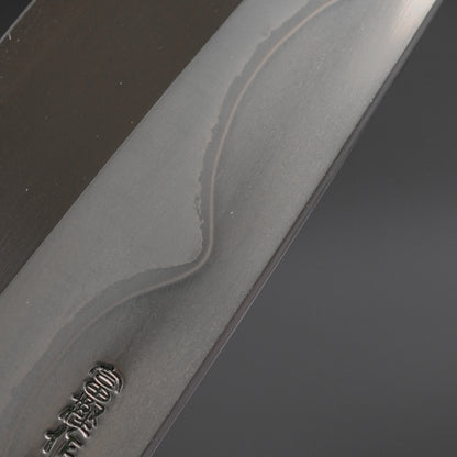 Hitohira Togashi White #1 Fuji Mizu Honyaki Santoku 180mm Ziricote Handle (#143/ Saya)
