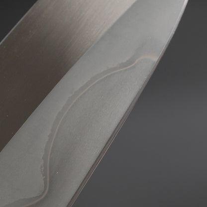 Hitohira Togashi White #1 Fuji Mizu Honyaki Santoku 180mm Ziricote Handle (#143/ Saya)
