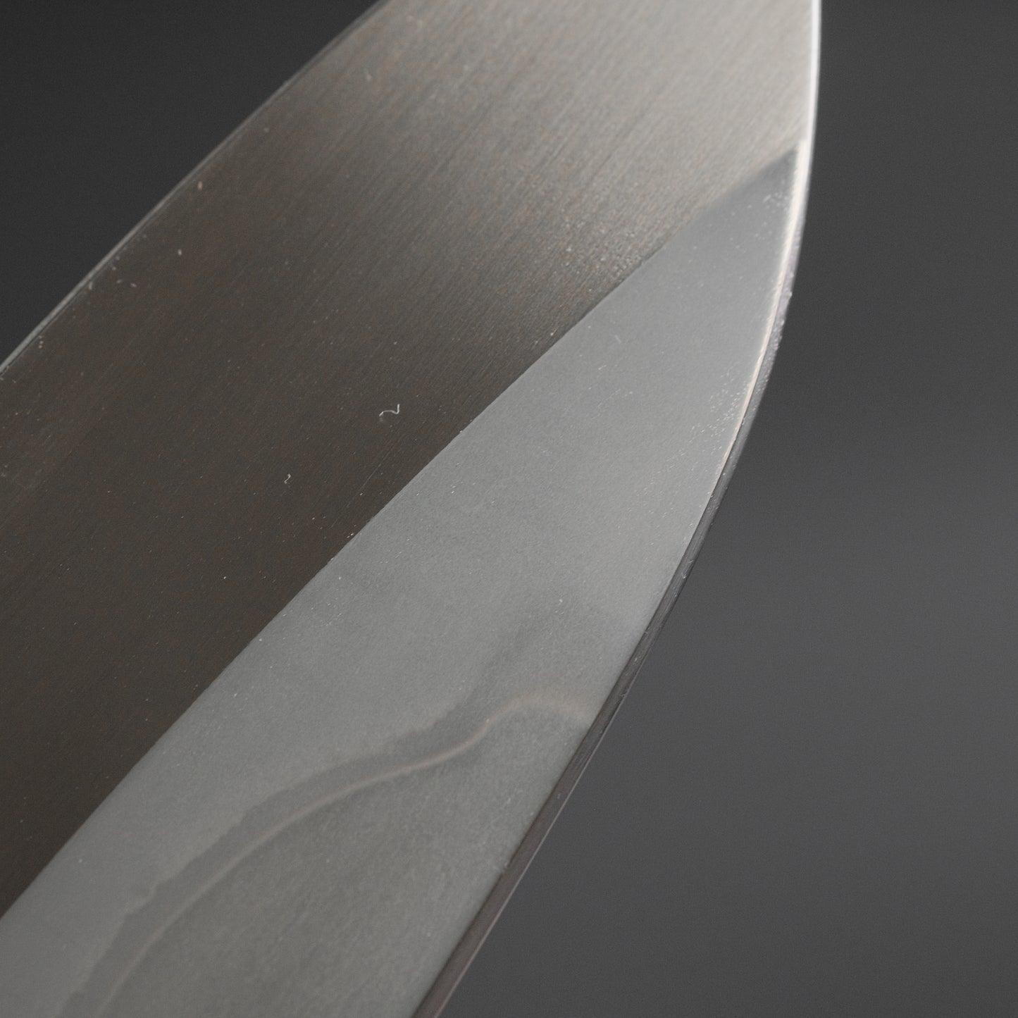 Hitohira Togashi White #1 Fuji Mizu Honyaki Santoku 180mm Ziricote Handle (#143/ Saya)