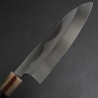 Hitohira Togashi White #1 Fuji Mizu Honyaki Santoku 180mm Ziricote Handle (#143/ Saya)