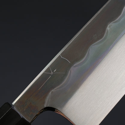 Hitohira Togashi White #1 Mizu Honyaki Gyuto 240mm Kurokaki Persimmon Handle (#086/ Saya)