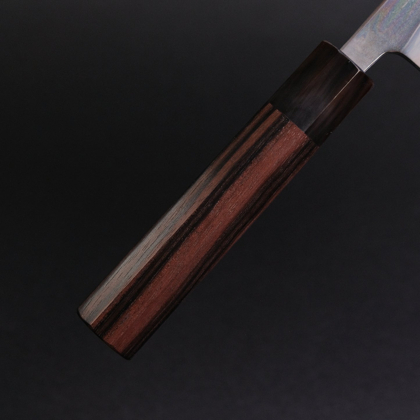 Hitohira Togashi White #1 Notaremon Mizu Honyaki Nakiri Taihei Makassar Ebony Handle (#106/ Saya)