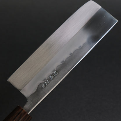 Hitohira Togashi White #1 Notaremon Mizu Honyaki Nakiri Taihei Makassar Ebony Handle (#106/ Saya)
