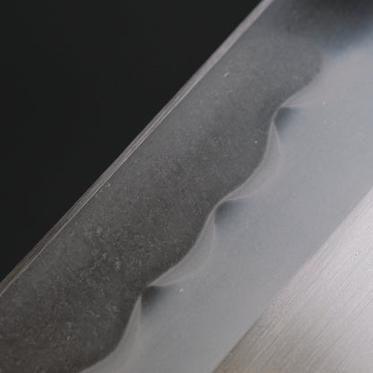 Hitohira Togashi White #1 Notaremon Mizu Honyaki Nakiri Taihei Makassar Ebony Handle (#106/ Saya)