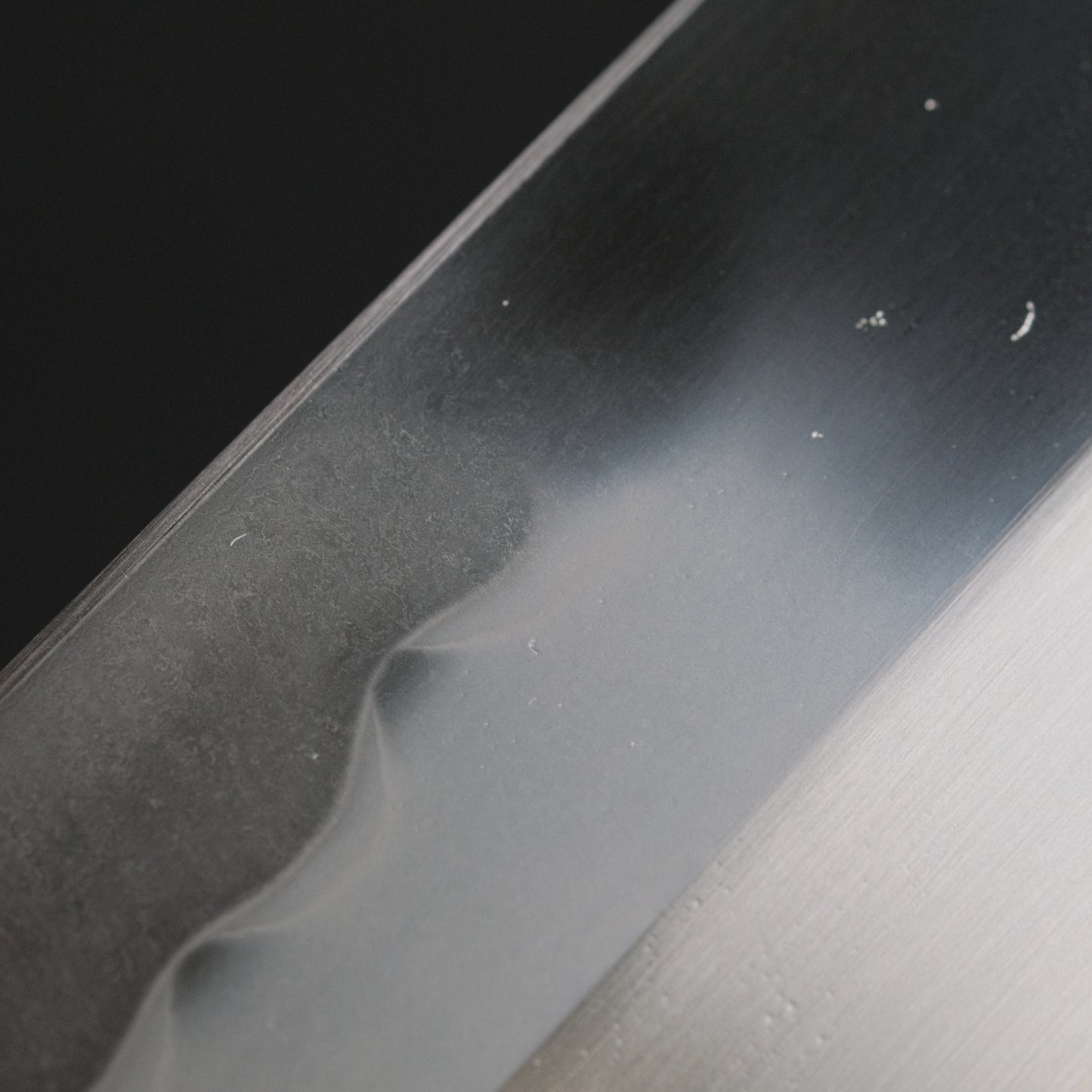 Hitohira Togashi White #1 Notaremon Mizu Honyaki Nakiri Taihei Makassar Ebony Handle (#106/ Saya)