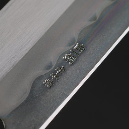 Hitohira Togashi White #1 Notaremon Mizu Honyaki Nakiri Taihei Makassar Ebony Handle (#106/ Saya)
