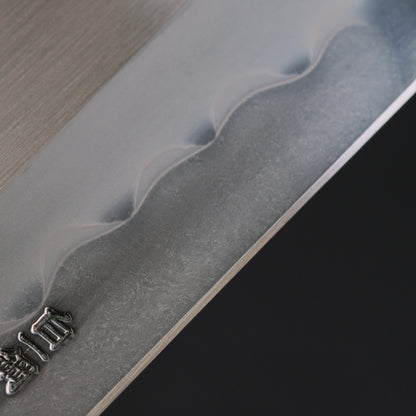 Hitohira Togashi White #1 Notaremon Mizu Honyaki Nakiri Taihei Makassar Ebony Handle (#106/ Saya)
