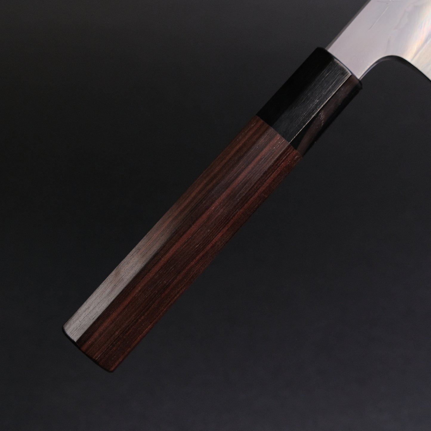 Hitohira Togashi White #1 Sanbonsugi Mizu Honyaki Gyuto 240mm Taihei Makassar Ebony Handle (#125/ Saya)